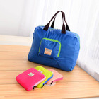 Folding storage bag fashion eco-friendly travel portable equipment single shoulder bag