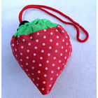 Reusable Foldable Strawberry bag Several Colors Shopping Bag Wholesale Grocery Handle Folding Bag