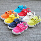 Insole 13.5-17.5cm boys sports girls canvas flats children shoes kids sneakers 8 candy colors lovely deer