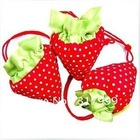 10pcs/Lot Foldable Strawberry Shopping Bag Several Colors Wholesale E011