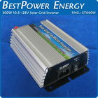 Free Shipping, DC10.5~28V 300W Grid Tie Inverter for Solar Panels 420W Pure Sine Wave Inverter, Solar Power Inverters, CE/RoHS