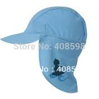 Free Shiping BONZ Boys Sun UV Protective Beach Safari Swim Flap Hat Light Blue for kids aged 2-6yrs