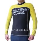 Free Shipping BONZ Men's Sport Fit Rashguard Surf Swimwear Shirt Long Sleeve