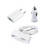 Home EU AC Wall Charger + car charger + 2 X USB cable for iPhone 5 5S ipad 4 XC1024