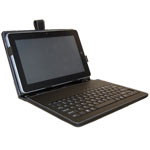 2 in 1 Wired Keyboard & Protective Leather Case for 7 inch tablet pc