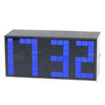 Digital Desk LED Calendar Alarm Clock with Temperature Display - Blue Light (AC/4*AA Powered) SKU:36222