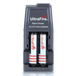 Ultra Fire All-in-One Batteries Charger with 2 x 18650 Rechargeable "3600mAh" Li-ion Batteries SKU:73442
