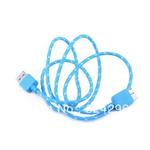 USB 3.0 Nylon Data/ Charging Cable for Samsung Note 3-Blue