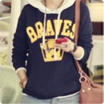 2012 fashiom high quality Women's Hoodies long sleeve Sweater Outwear leisure clothes and thick coat 3colors 