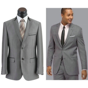 Buy PLRQBTSKJZEMKJHGE custom-made silver suit suit wedding suit Stylish ...
