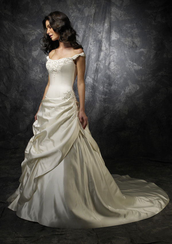 wedding dress white satin bride dress bridesmaid – Wholesale Wholesale ...