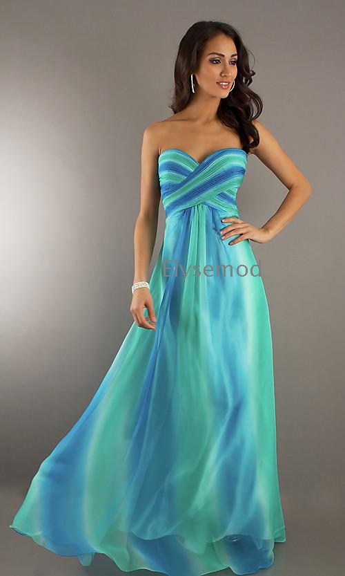 2012 Popular Multi Colored Formal Open Back Dress – Wholesale 2012 ...