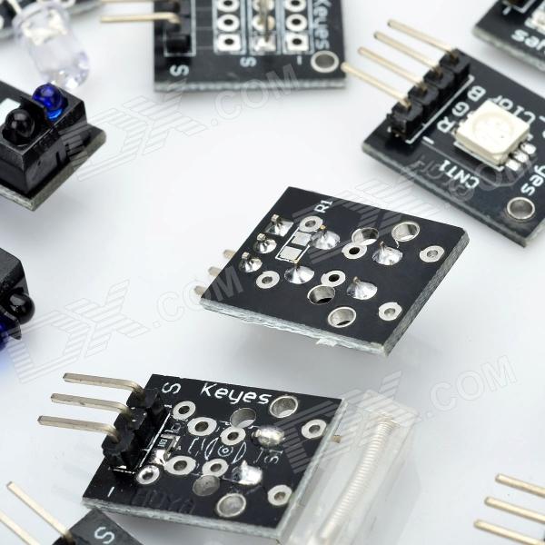 ARDUINO Compatible 37 1 Sensor Module Kit Black – Wholesale ARDUINO ...