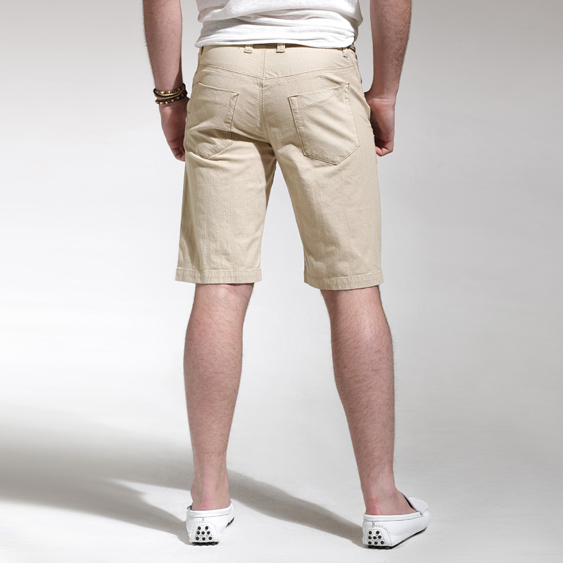 VANCL Jacquard Denim Shorts Men s Light Khaki SKU – Wholesale VANCL ...