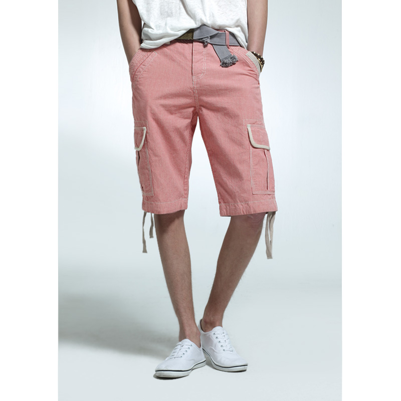 VANCL Cool Pinstripes Casual Shorts Men s Salmon – Wholesale (Only ...