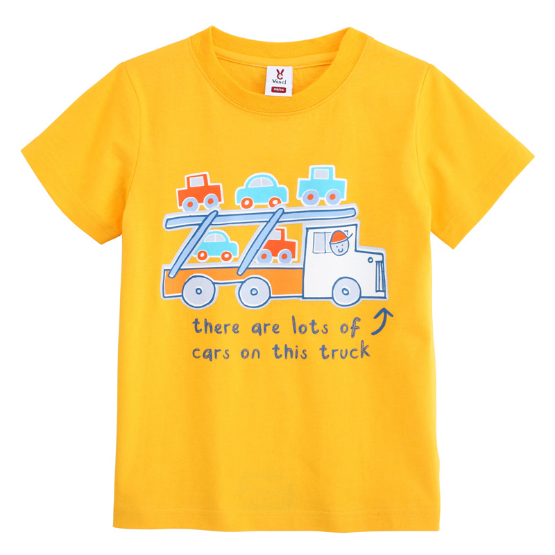 VANCL Truck T Shirt Kids Yellow SKU 36101 – Wholesale VANCL Truck & T ...