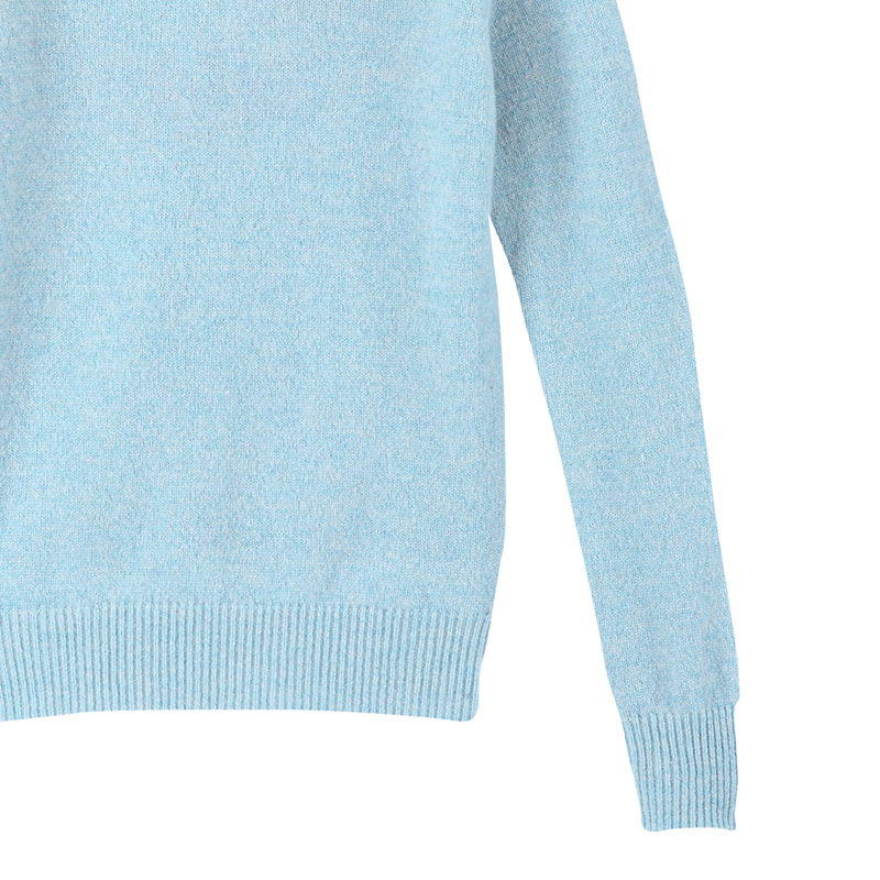 VANCL V Neck Wool Sweater Light Blue SKU 33225 – Wholesale VANCL V-Neck ...