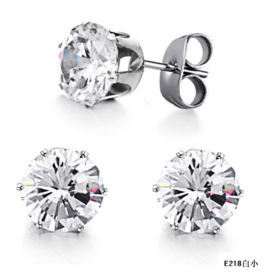 Stud Earrings 1 2 CT Diamond Rhinestone Earring 4 – Wholesale Stud ...