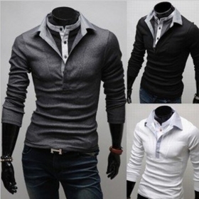 Buy Free Shipping 2012 New Men's T-Shirts Casual Slim Fit Stylish Hot ...