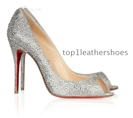 silver diamond shoes shoes heels fashion shoes – Wholesale silver ...