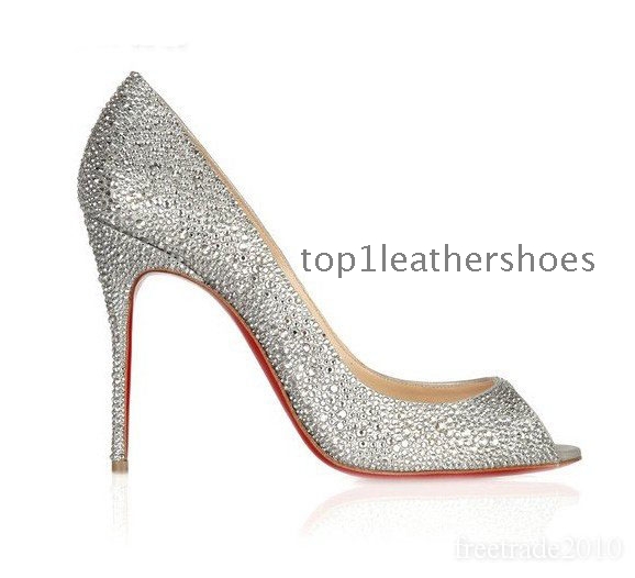 silver diamond shoes shoes heels fashion shoes – Wholesale silver ...