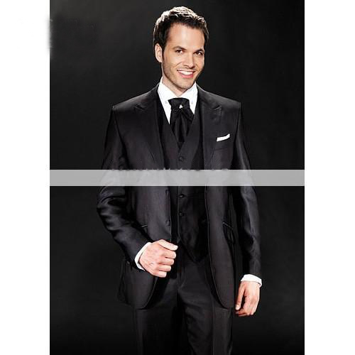 men s suits Fashion black business suits wedding – Wholesale Wholesale ...