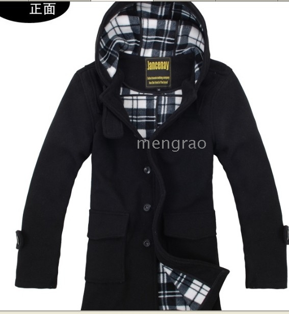 2012 fashion Men wool coat winter clothes outdoor – Wholesale Free shipping 2012 New fashion Men ...