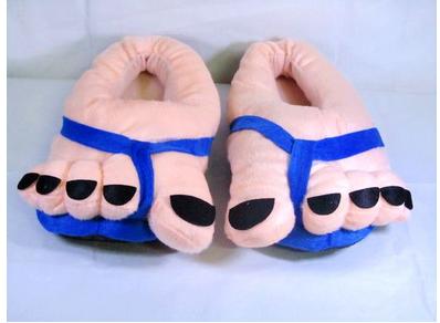 Big feet toes fluffy slippers cartoon plush qiu – Wholesale Big feet ...