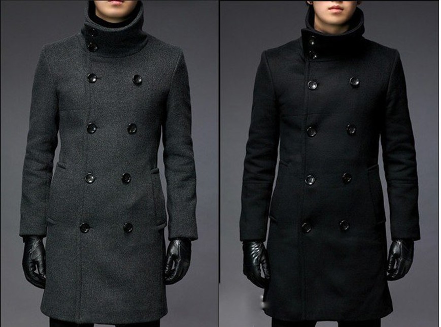 Mens Jackets Coats Collar Jacket Men Winter Long – Wholesale Mens ...