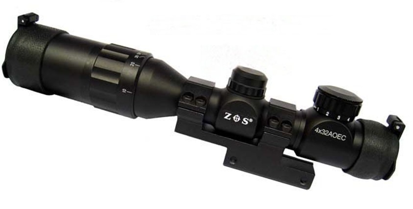 Buy Brand New Top ZOS 4X32 AOEC R&G Illuminated Reticle Rifle Scope ...