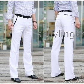 Buy 2012 free shipping fashion black white trousers for men,men ...