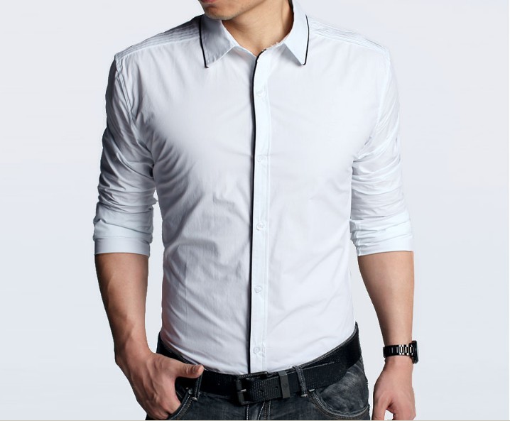 shippingne Fashion Men s Shirts shoulder fold – Wholesale free ...