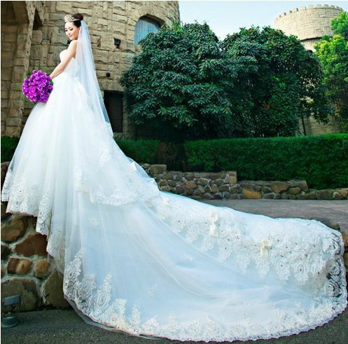 Fashion Trailing Bride Fashion Models Big Fluffy – Wholesale Fashion ...