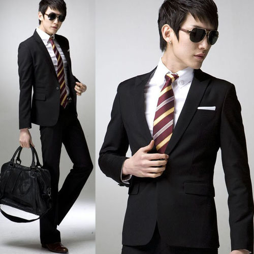 2012 Korean Slim Men s Suits Tuxedo Bridegroom – Wholesale Free ...