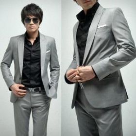 Buy Cotton Thooo slim male /Men's suits business / Formal / casual ...
