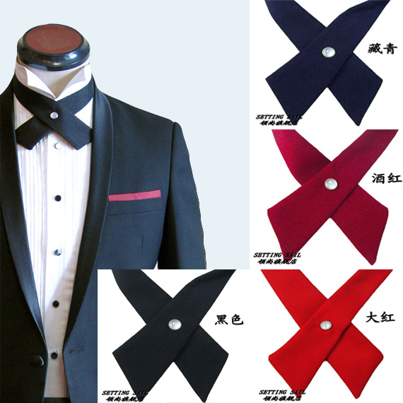 Fashion cross bow tie male married shirt collar – Wholesale Fashion ...