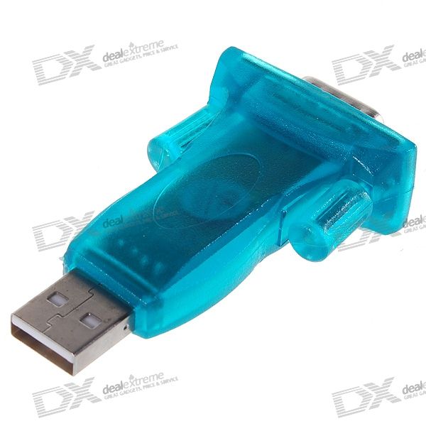 USB to RS232 Serial Port Adapter Transparent Green – Wholesale USB to ...