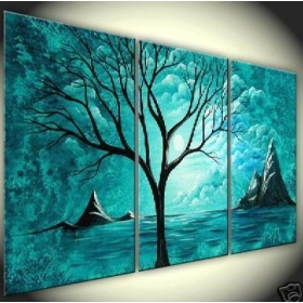 Buy Wholesale HUGE MODERN ART OIL PAINTING CANVAS FREE SHIPPING B22 ...