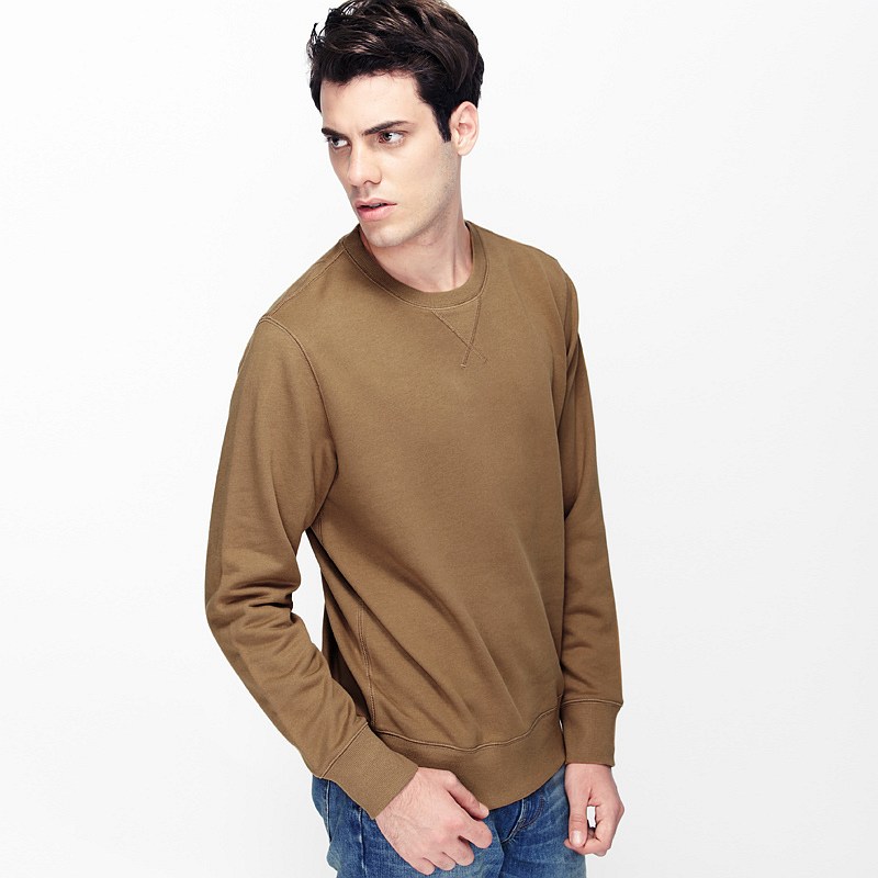 VANCL Hanford Plain Crew Neck Sweater Men Earth – Wholesale VANCL ...