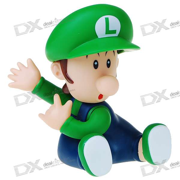 Super Mario Figure Display Toy Baby Luigi SKU – Wholesale Super Mario ...