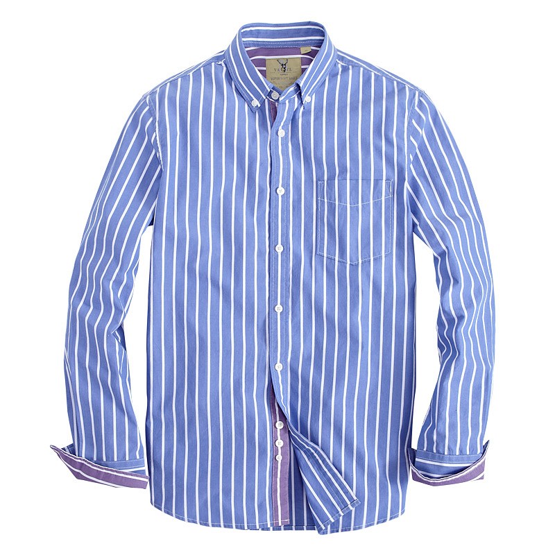 Blue And White Striped Mens Shirt - South Park T Shirts