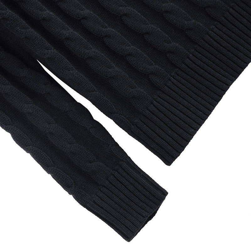 VANCL Melor Cable Knit Sweater Men Black SKU – Wholesale VANCL Melor ...