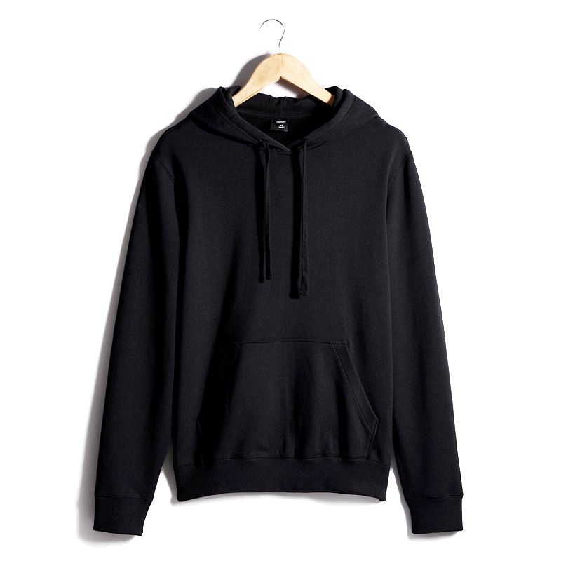 VANCL Paolo Plain Pullover Hoodie Men Black SKU – Wholesale VANCL Paolo ...