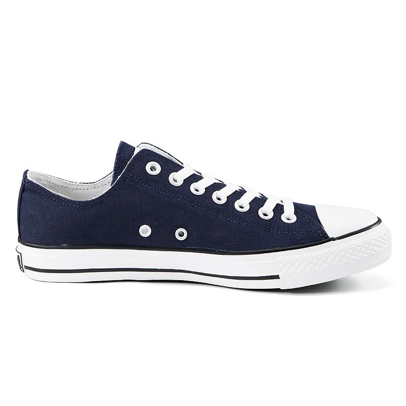 VANCL Classic Low Toe Cap Canvas Shoes Men Navy – Wholesale VANCL ...