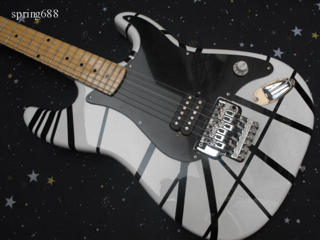 Black White Frankenstrat electric guitar – Wholesale Black and White ...