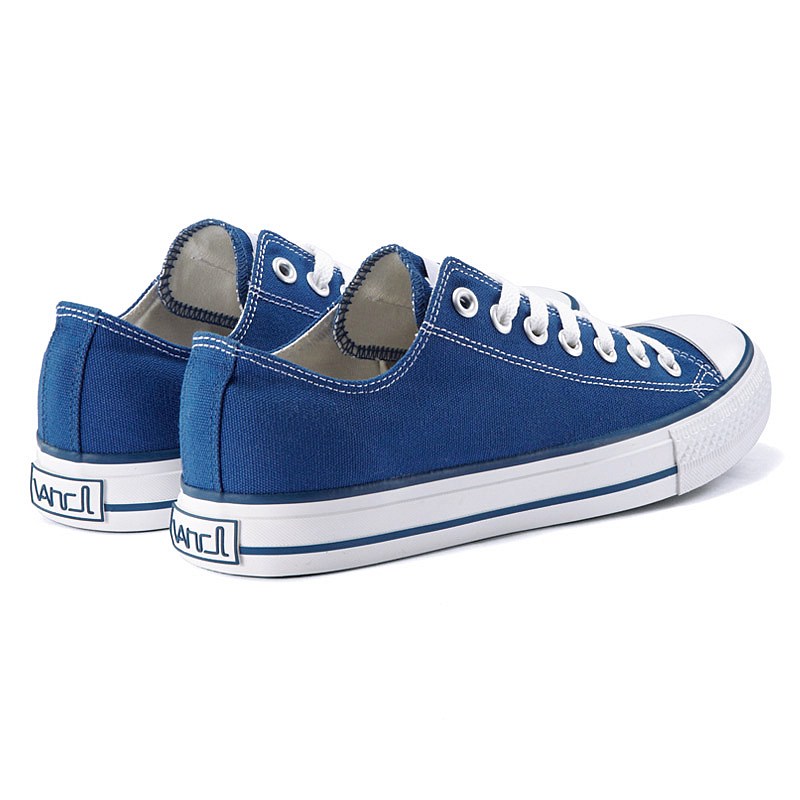 VANCL Classic Low Toe Cap Canvas Shoes Men Blue – Wholesale VANCL ...