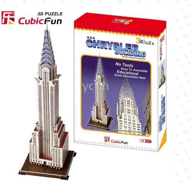 3D Puzzle Cubic Fun Building Famous Architecture – Wholesale - 3D ...