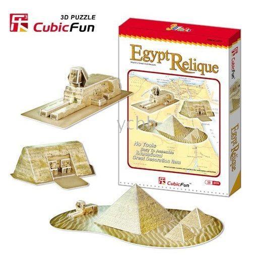 3D Puzzle Cubic Fun Egyptian Pyramids Famous – Wholesale - 3D Puzzle ...