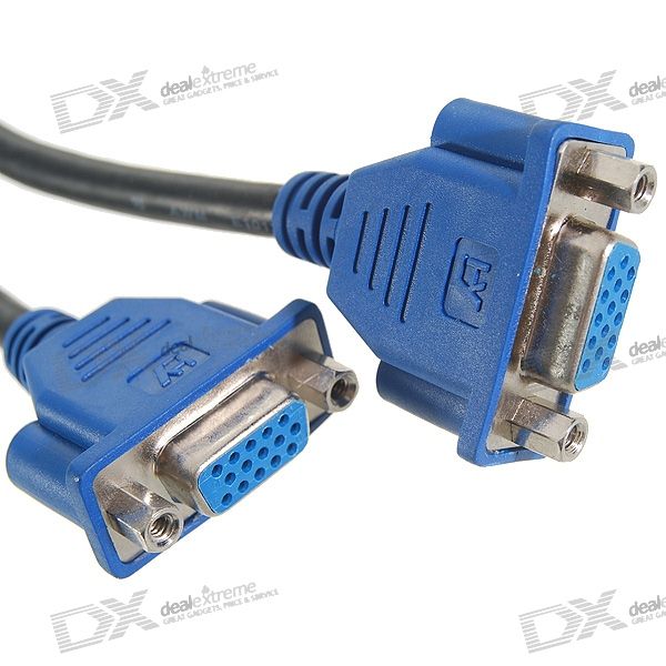 DVI 60 PIN to 2 VGA 15 PIN 1 to 2 Cable for End – Wholesale DVI 60-PIN ...