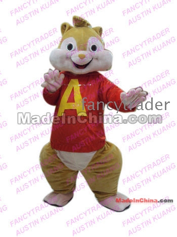 Alvin the Chipmunks Mascot Costume Alvin Mascot – Wholesale New Alvin ...